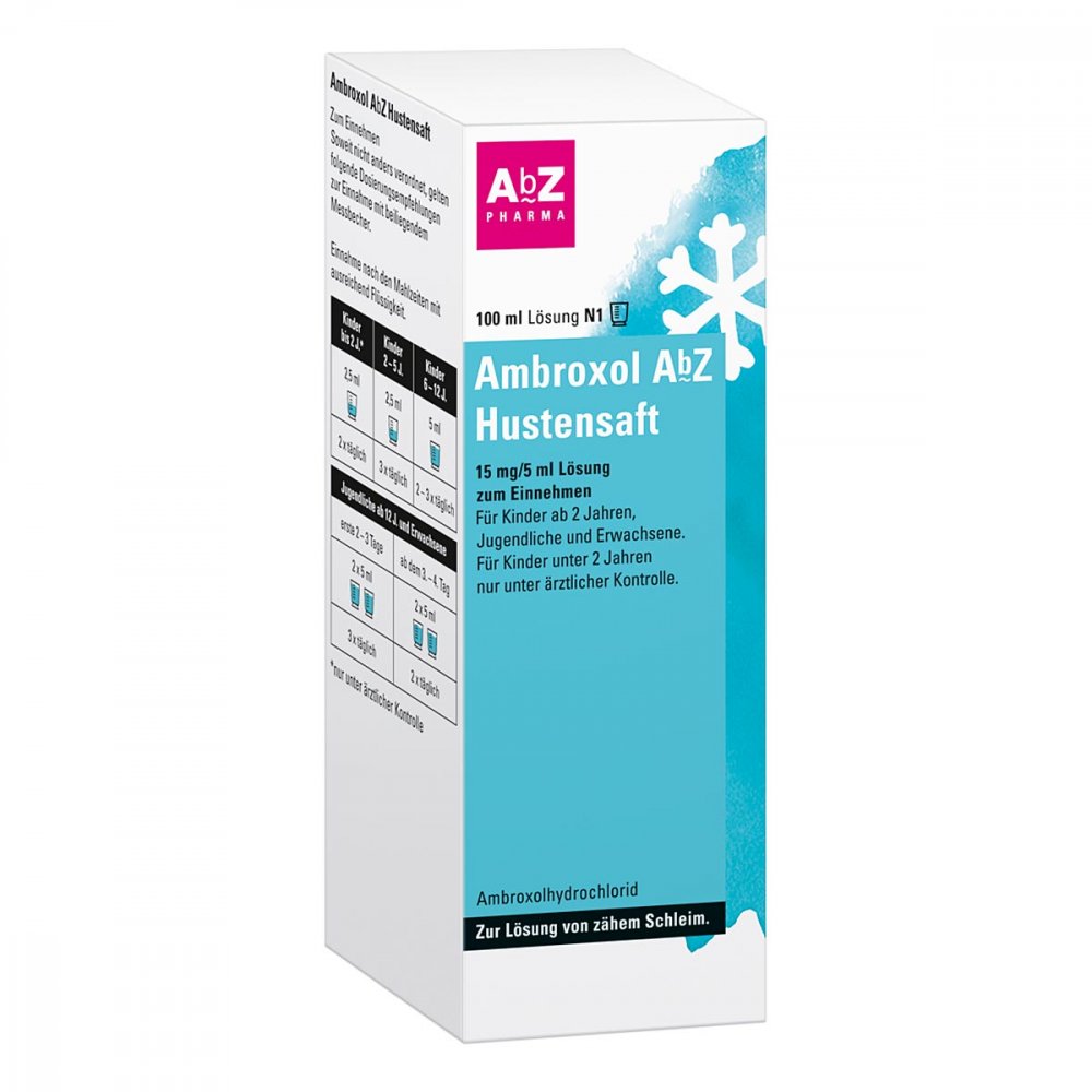 Ambroxol Abz Hustensaft 15 Mg/5 Ml (100 ml)