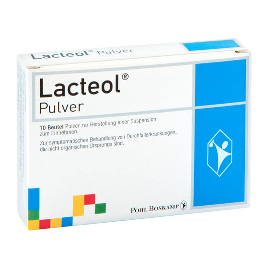 Das Produktfoto zeigt Lacteol Pulver (10 stk) PZN 02064010