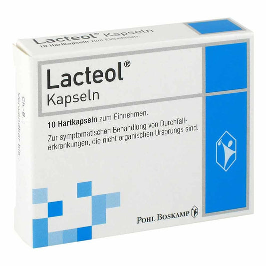 Das Produktfoto zeigt Lacteol Kapseln (10 stk) PZN 02064033
