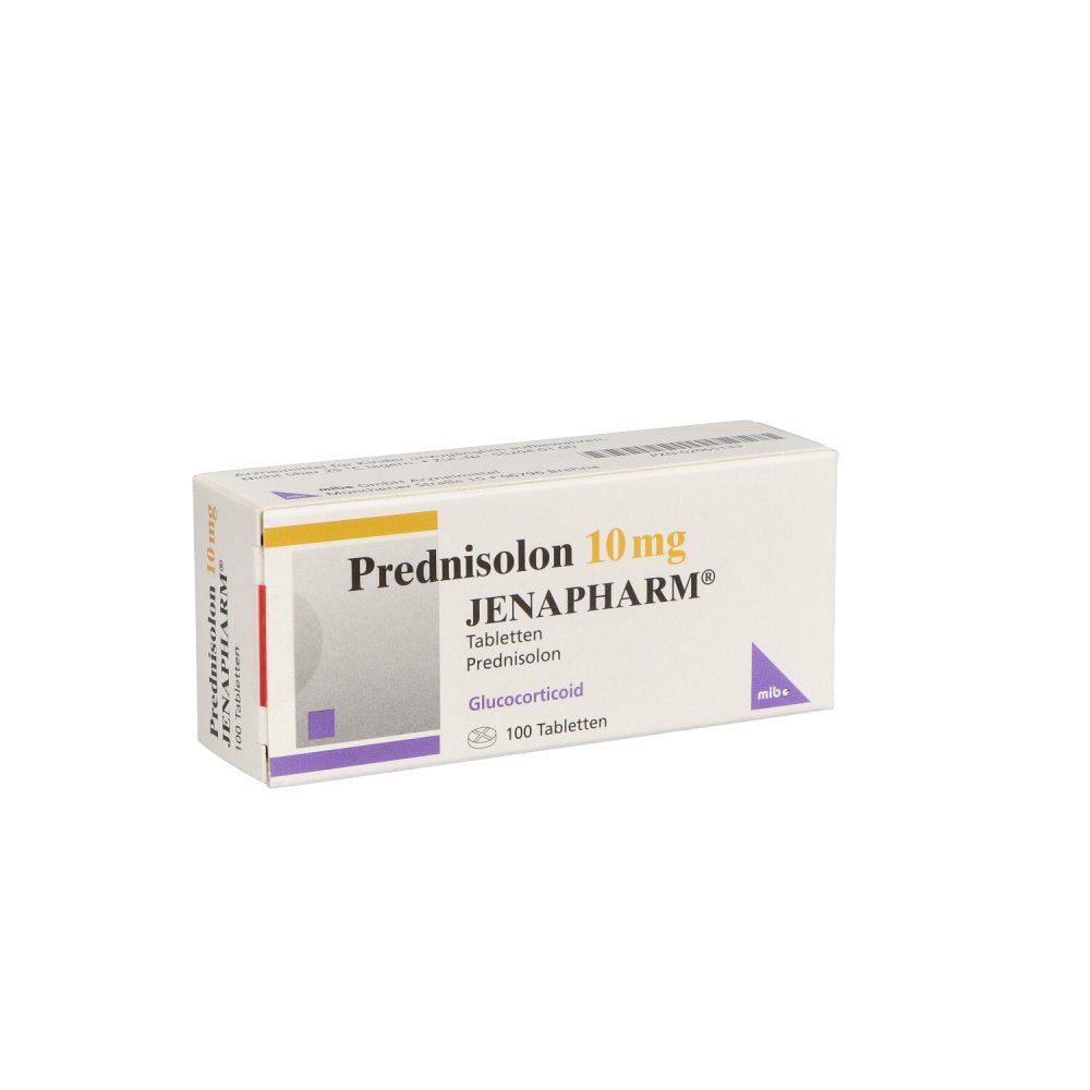 Das Produktfoto zeigt Prednisolon 10 Mg Jenapharm Tabletten (100 stk) PZN 02065133