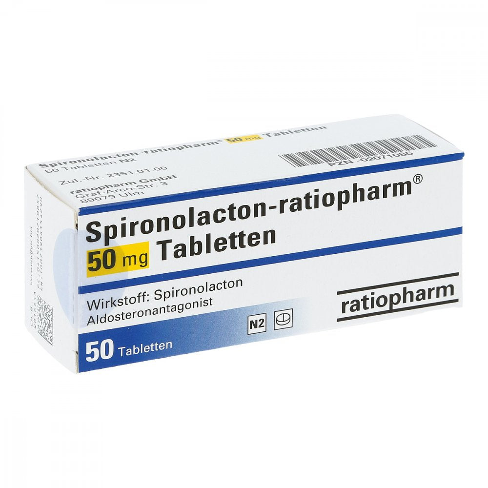 Spironolacton-Ratiopharm 50 Mg Tabletten (50 stk)