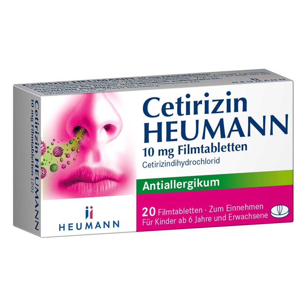 Cetirizin Heumann 10 Mg Filmtabletten (20 stk)