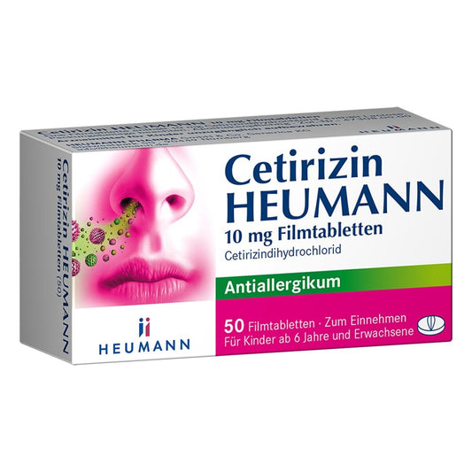 Cetirizin Heumann 10 Mg Filmtabletten (50 stk)