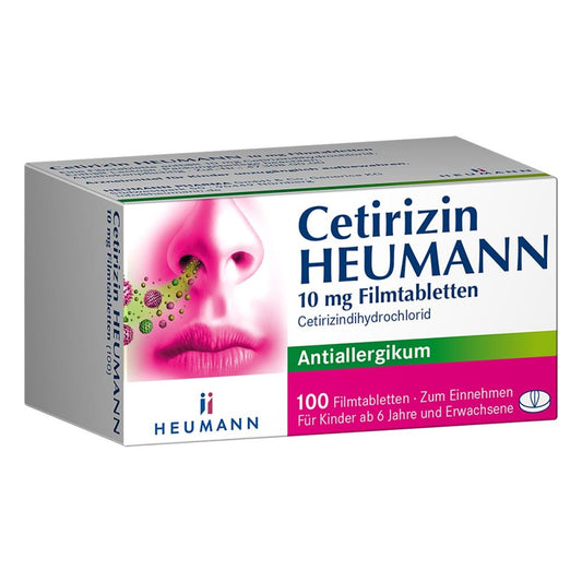 Cetirizin Heumann 10 Mg Filmtabletten (100 stk)