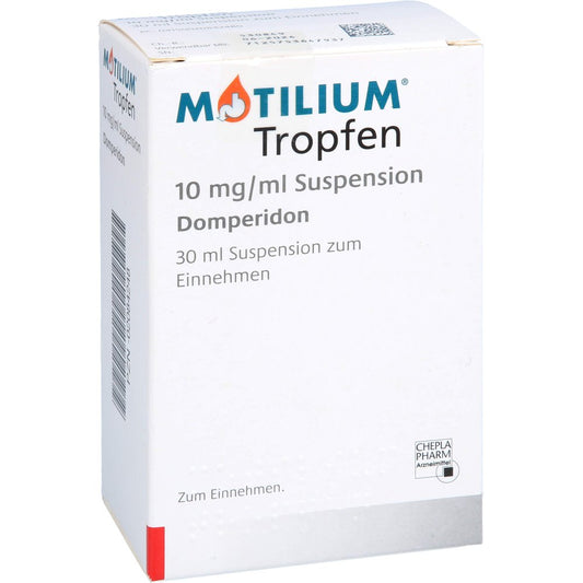 Das Produktfoto zeigt Motilium Tropfen (30 ml) PZN 02084248
