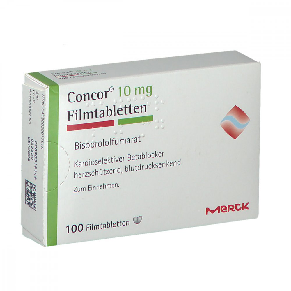 Concor 10 Mg Filmtabletten (100 stk)