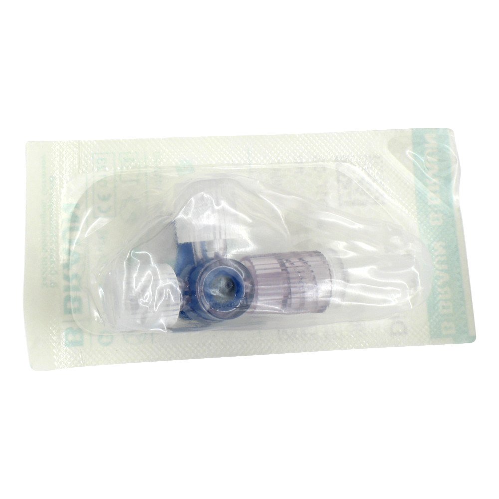 Discofix Dreiwegehahn Blau Luer Lock (1 stk)