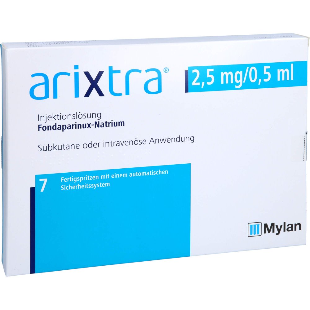 Arixtra 2,5 Mg/0,5 Ml Inj.-Lsg.I.E.Fertigspritze (7X0.5 ml)