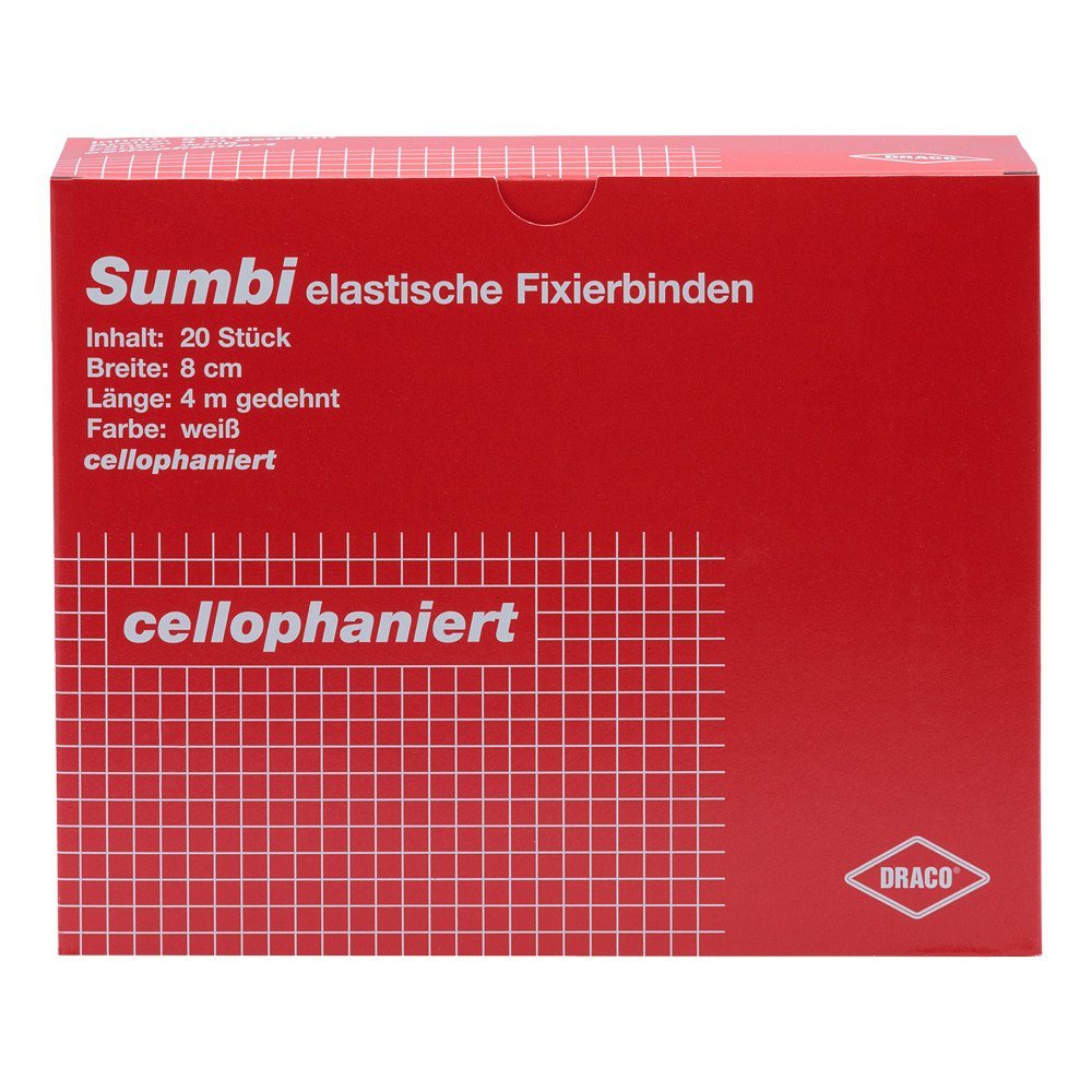 Dracosumbi Fixierbinde 10 Cmx4 M Weiß (20 stk)