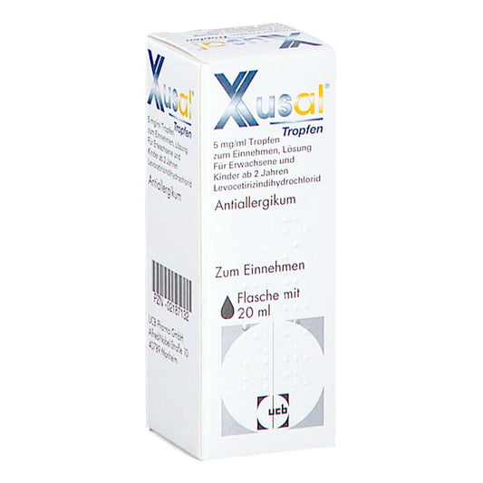 Das Produktfoto zeigt Xusal Tropfen (20 ml) PZN 02187132