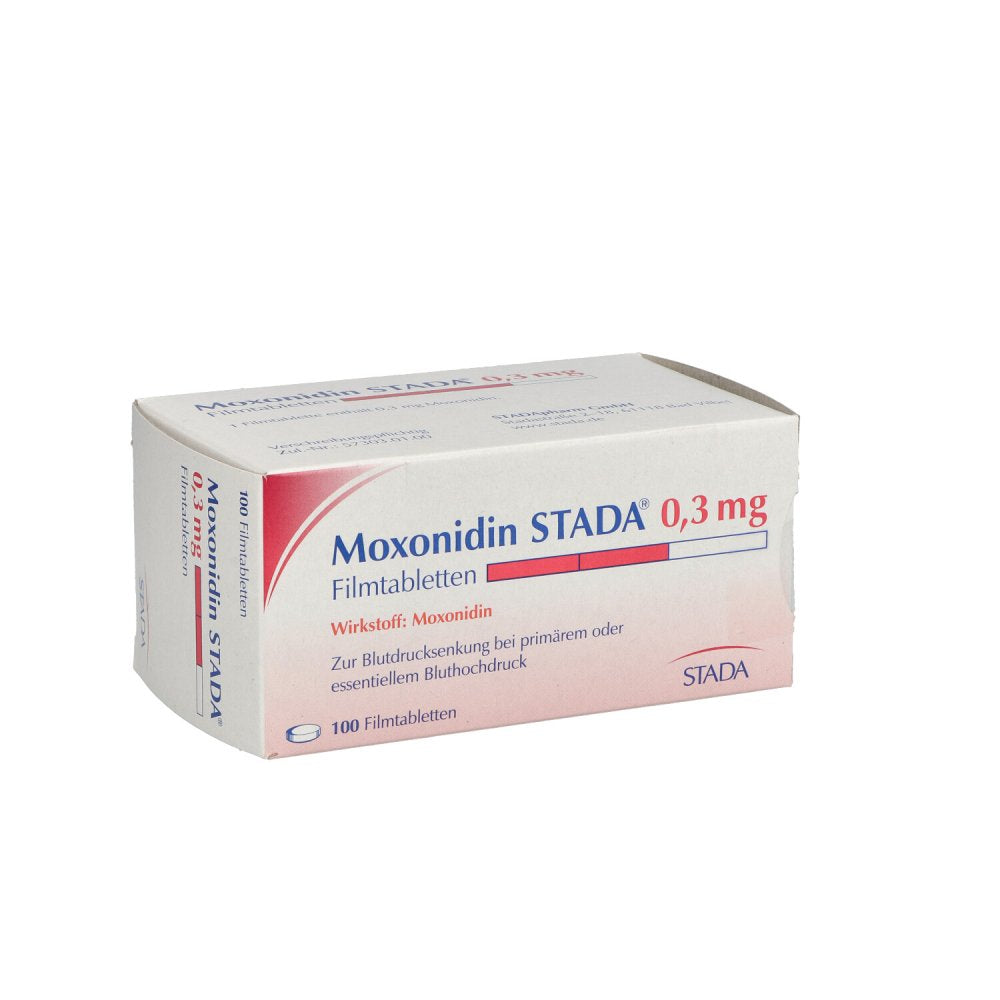 Moxonidin Stada 0,3 Mg Filmtabletten (100 stk)