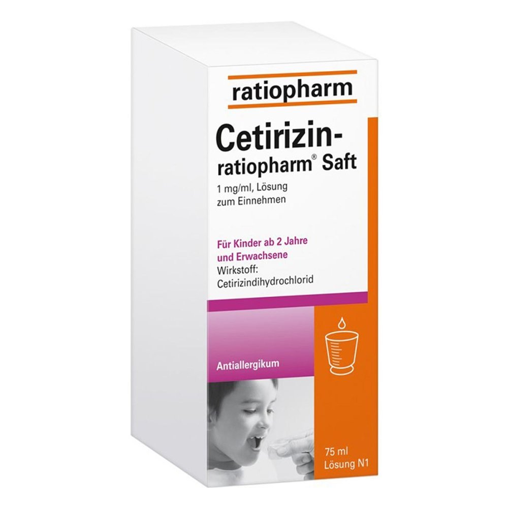 Cetirizin-Ratiopharm Saft (75 ml)