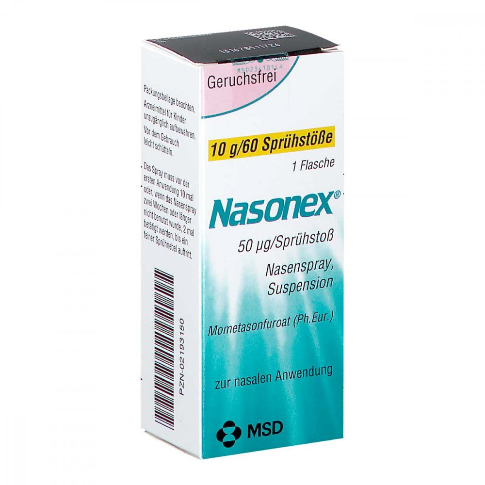 Nasonex 60 Sprühstöße Nasenspray (10 g)