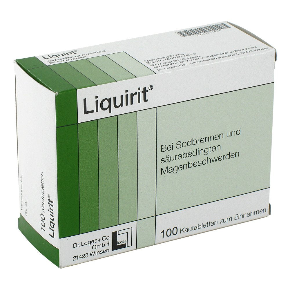 Das Produktfoto zeigt Liquirit Kautabletten (100 stk) PZN 02201493