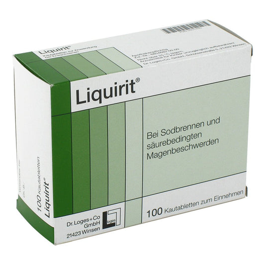 Das Produktfoto zeigt Liquirit Kautabletten (100 stk) PZN 02201493