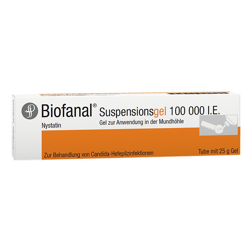 Das Produktfoto zeigt Biofanal Suspensionsgel Tube (25 g) PZN 02208928