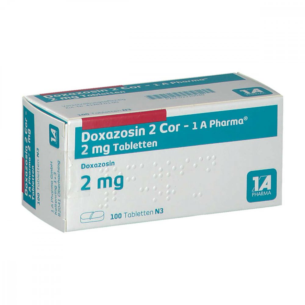 Doxazosin 2 Cor-1a Pharma Tabletten (100 stk)