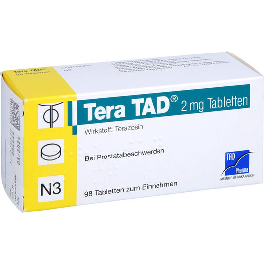 Das Produktfoto zeigt Tera Tad 2 Mg Tabletten (98 stk) PZN 02224844