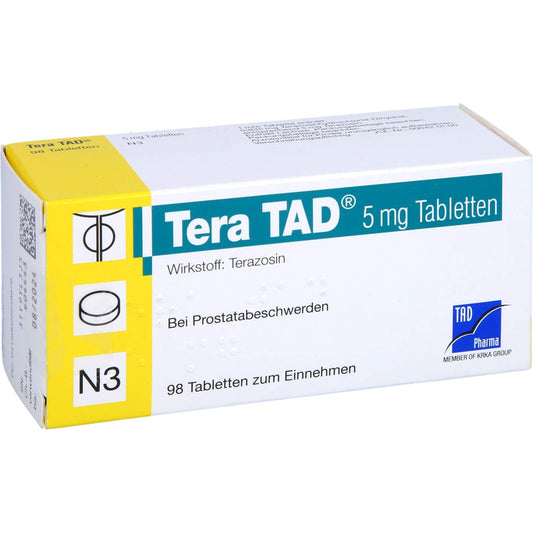 Das Produktfoto zeigt Tera Tad 5 Mg Tabletten (98 stk) PZN 02224867