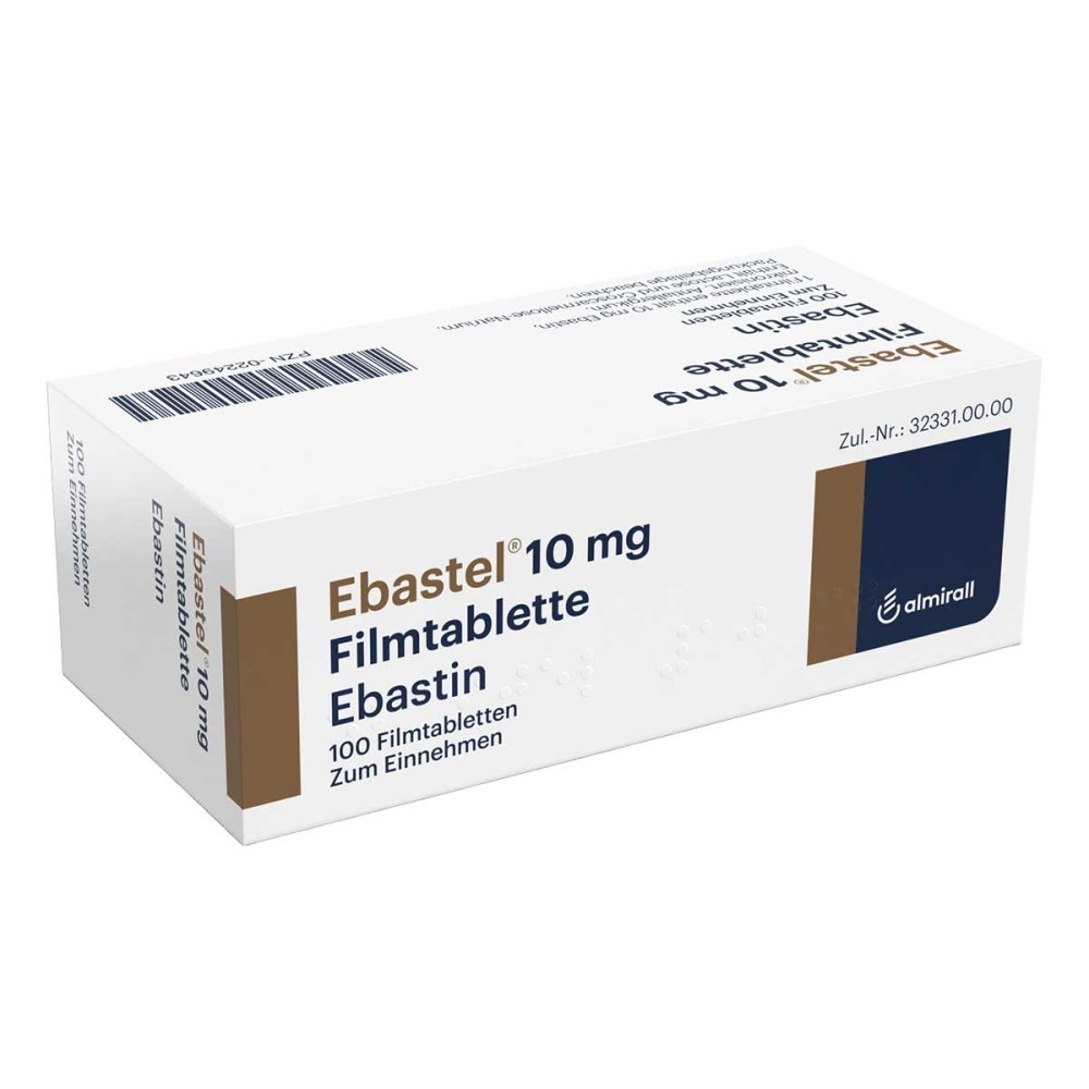 Ebastel 10 Mg Filmtabletten (100 stk)