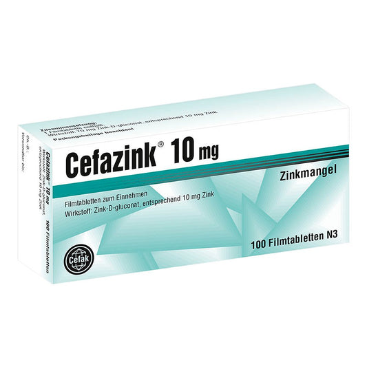 Cefazink 10 Mg Filmtabletten (100 stk)