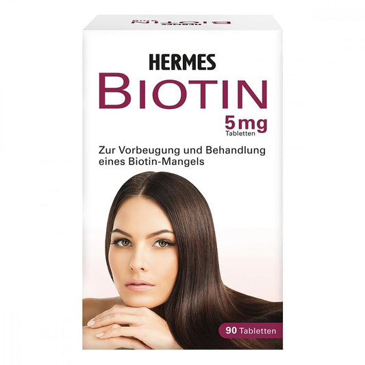 Biotin Hermes 5 Mg Tabletten (90 stk)