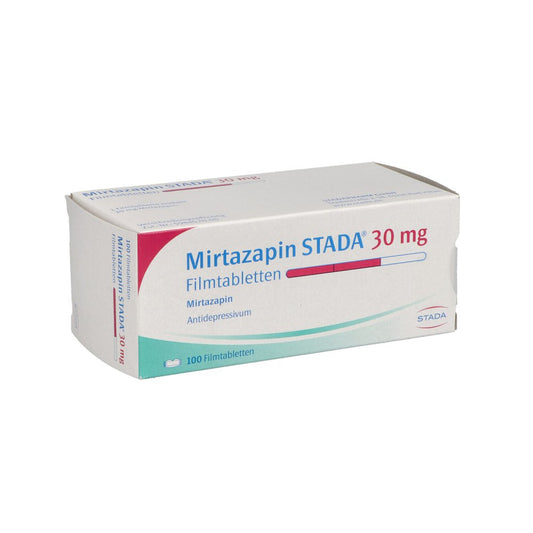 Mirtazapin Stada 30 Mg Filmtabletten (100 stk)