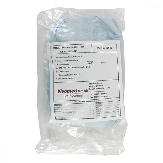 Das Produktfoto zeigt Mrsa Personalschutz-Set (1 stk) PZN 02336543
