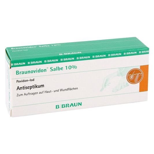 Das Produktfoto zeigt Braunovidon Salbe (20 g) PZN 02336939