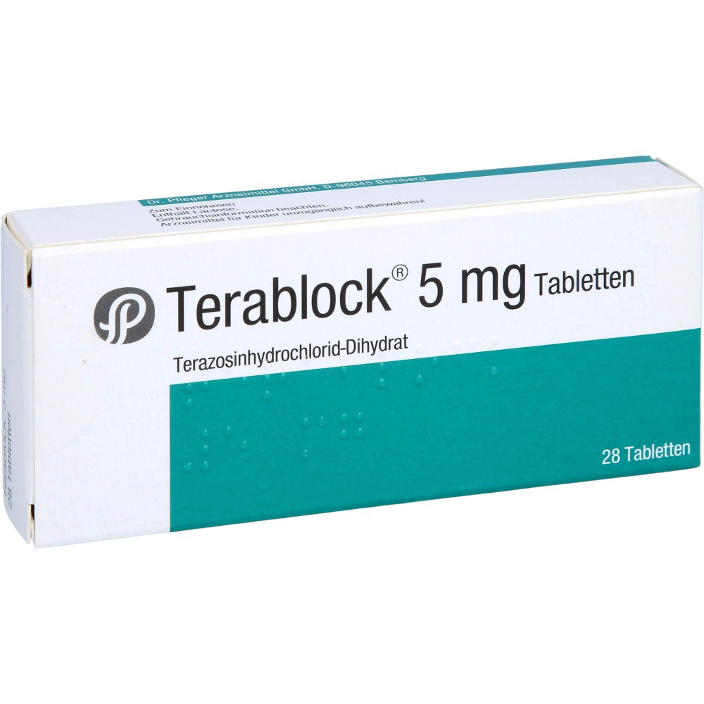 Das Produktfoto zeigt Terablock 5 Mg Tabletten (28 stk) PZN 02349391