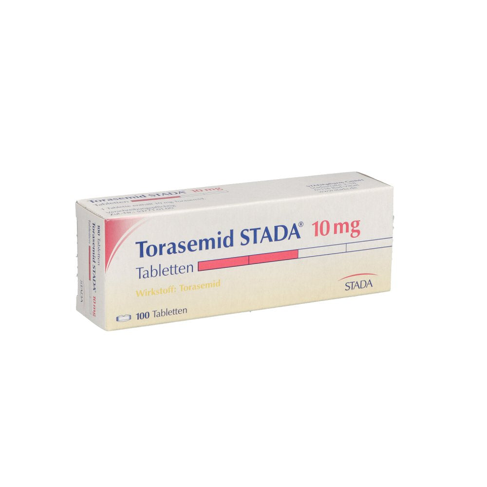 Das Produktfoto zeigt Torasemid Stada 10 Mg Tabletten (100 stk) PZN 02378843