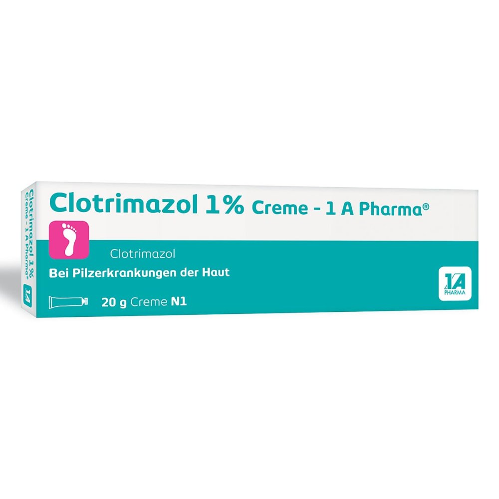Clotrimazol 1% Creme-1a Pharma (20 g)