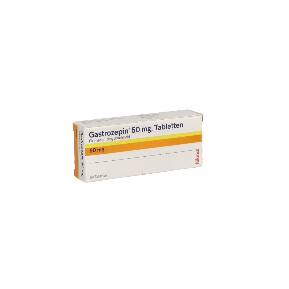 Das Produktfoto zeigt Gastrozepin 50 Mg Tabletten (50 stk) PZN 02414585