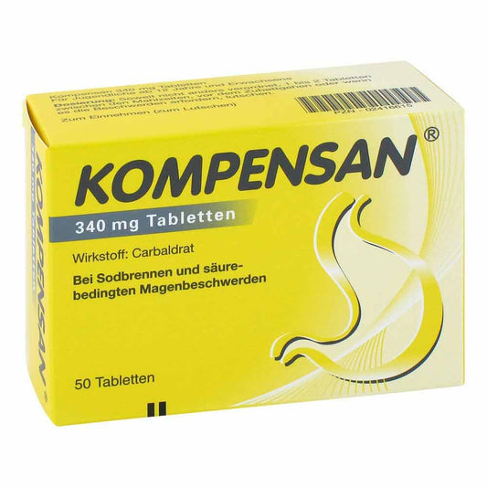 Kompensan Tabletten 340 Mg (50 stk)