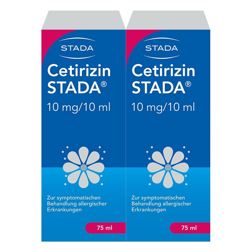 Das Produktfoto zeigt Cetirizin Stada Saft 10 Mg/10 Ml (75 ml) PZN 02418146