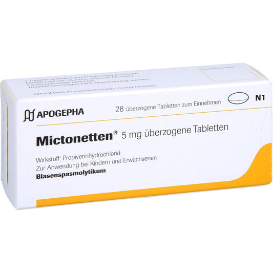 Das Produktfoto zeigt Mictonetten Überzogene Tabletten (28 stk) PZN 02418809