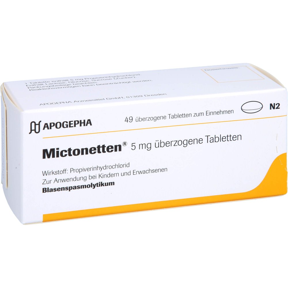 Das Produktfoto zeigt Mictonetten Überzogene Tabletten (49 stk) PZN 02418821