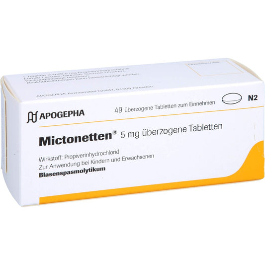 Das Produktfoto zeigt Mictonetten Überzogene Tabletten (49 stk) PZN 02418821