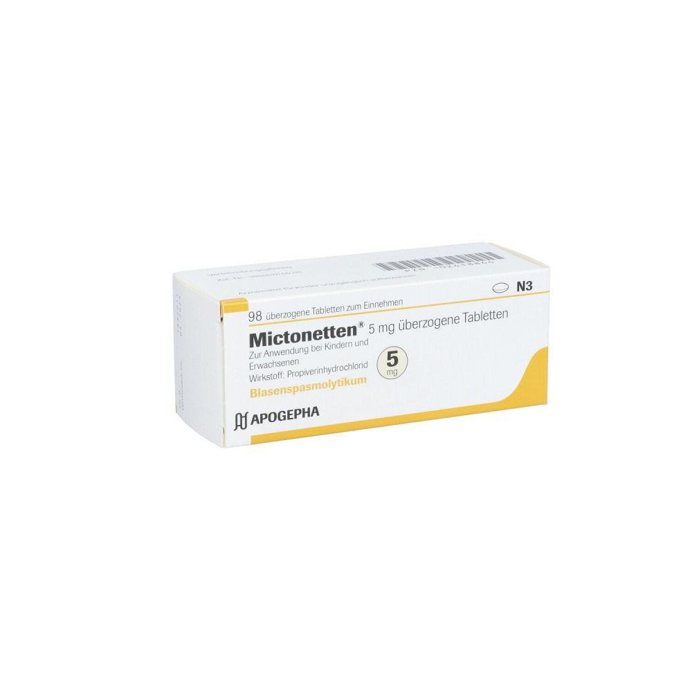 Das Produktfoto zeigt Mictonetten Überzogene Tabletten (98 stk) PZN 02418844