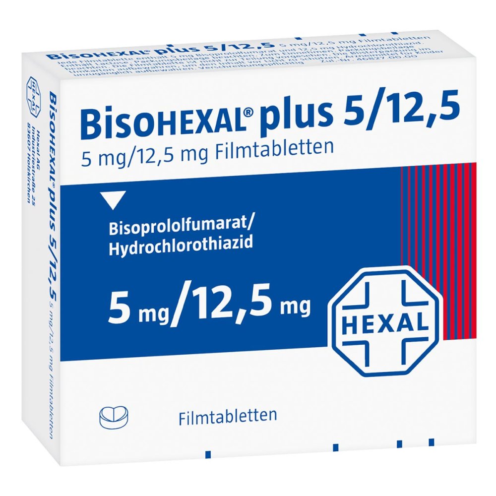 Bisohexal Plus 5/12,5 Filmtabletten (100 stk)