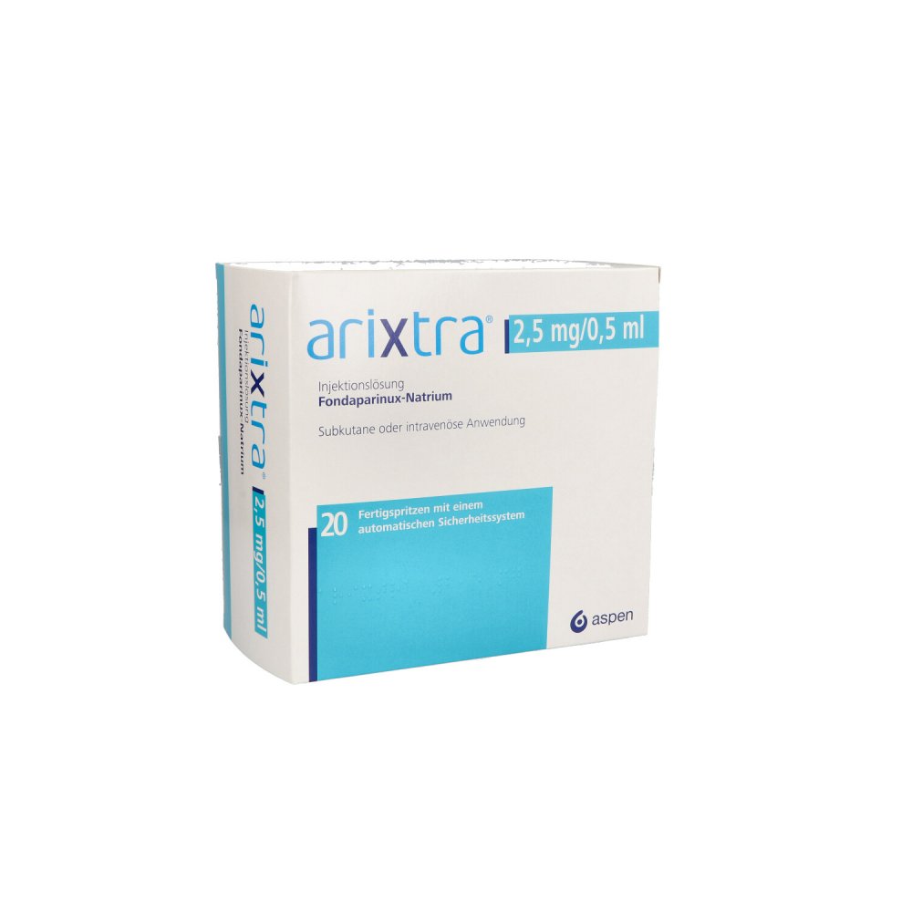 Arixtra 2,5 Mg/0,5 Ml Inj.-Lsg.I.E.Fertigspritze (20X0.5 ml)