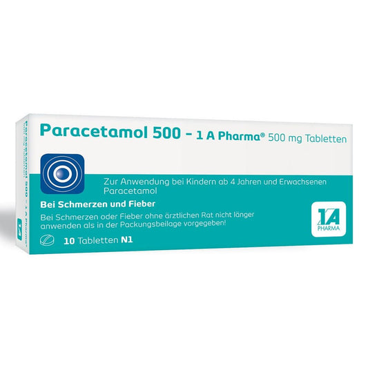 Paracetamol 500-1a Pharma Tabletten (10 stk)