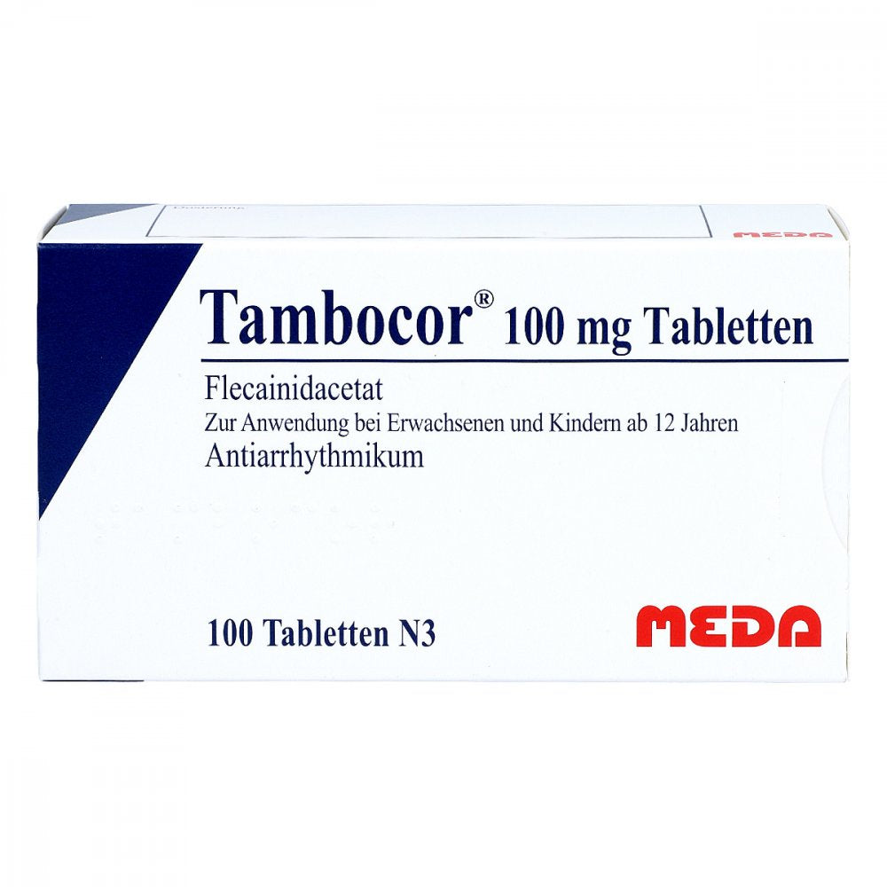 Das Produktfoto zeigt Tambocor Tabletten (100 stk) PZN 02489784
