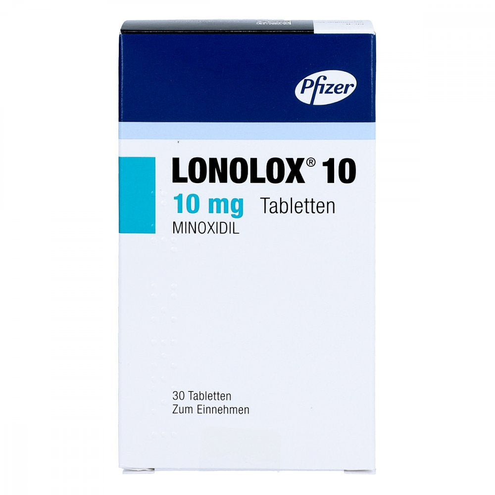 Das Produktfoto zeigt Lonolox 10 Mg Tabletten (30 stk) PZN 02492295