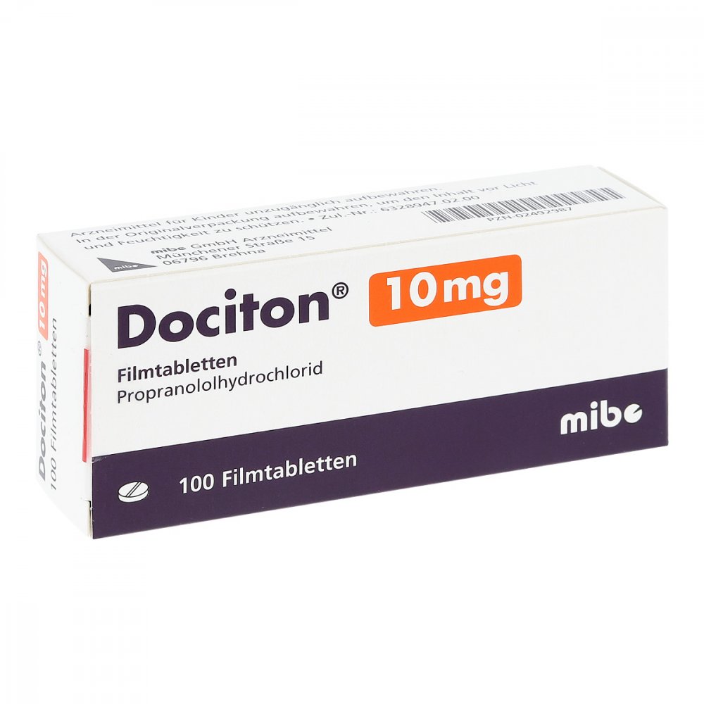 Dociton 10 Mg Filmtabletten (100 stk)