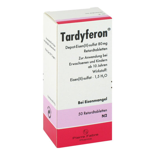 Tardyferon Depot-Eisen(Ii)-Sulfat 80 Mg Retardtab. (50 stk)
