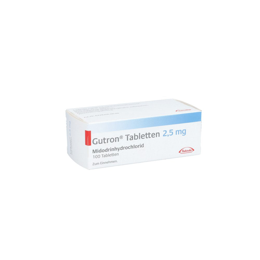 Das Produktfoto zeigt Gutron Tabletten 2,5 Mg (100 stk) PZN 02494130