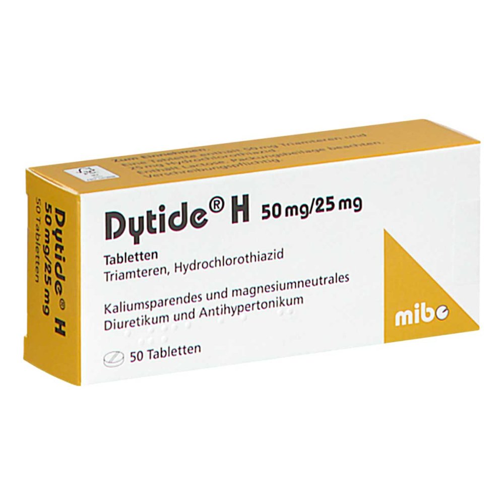 Dytide H 50 Mg/25 Mg Tabletten (50 stk)