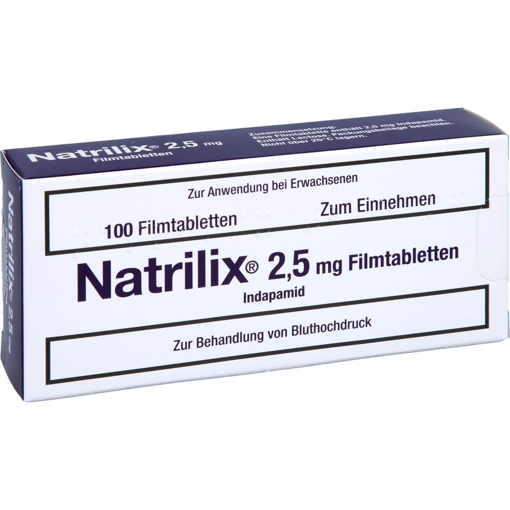 Das Produktfoto zeigt Natrilix 2,5 Mg Filmtabletten (100 stk) PZN 02520011
