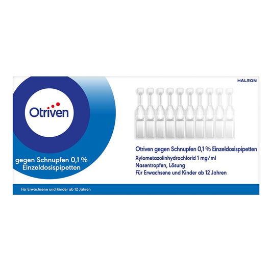 Otriven 0,1% Nasentropfen Einzeldosispipetten (40X0.3 ml)
